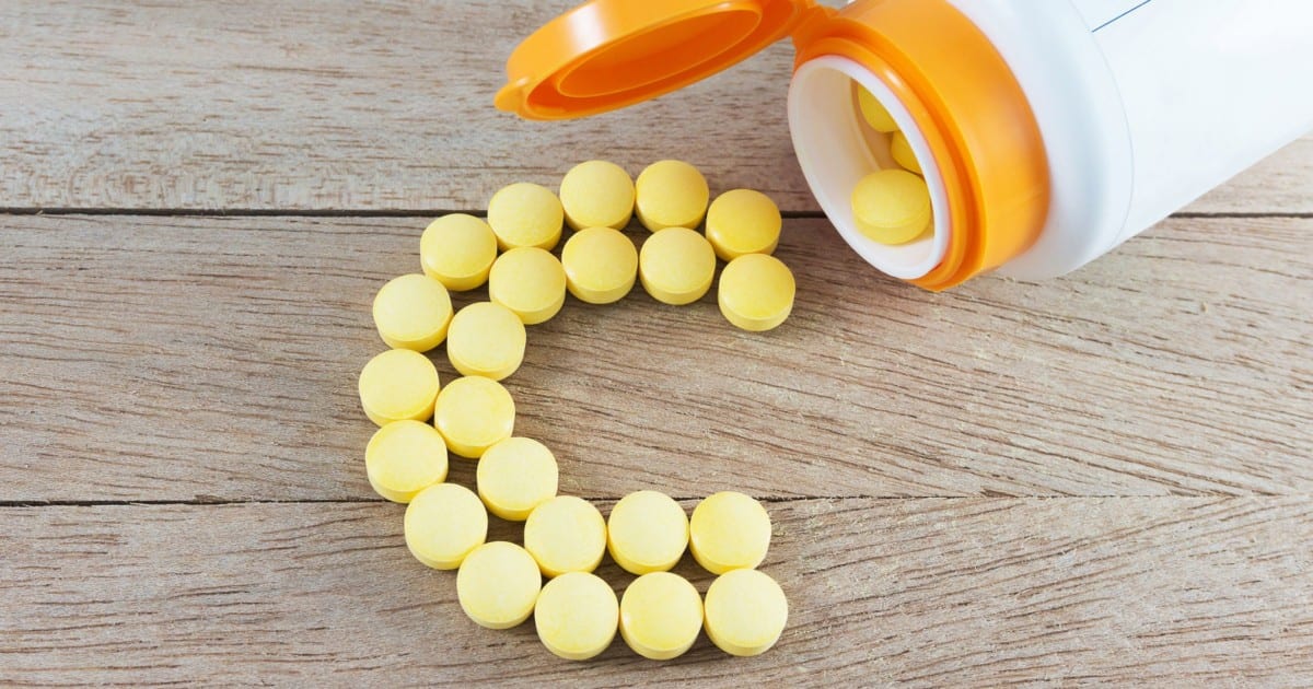 vitamin c spelled out with supplements