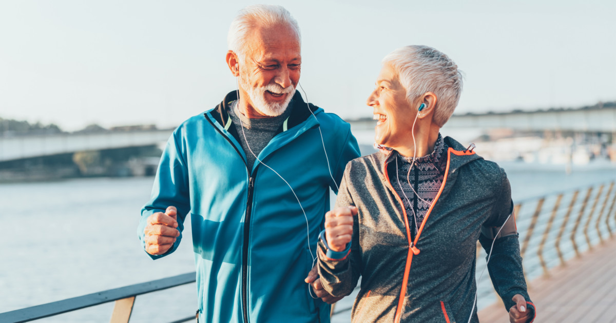 Photo of a healthy older couple