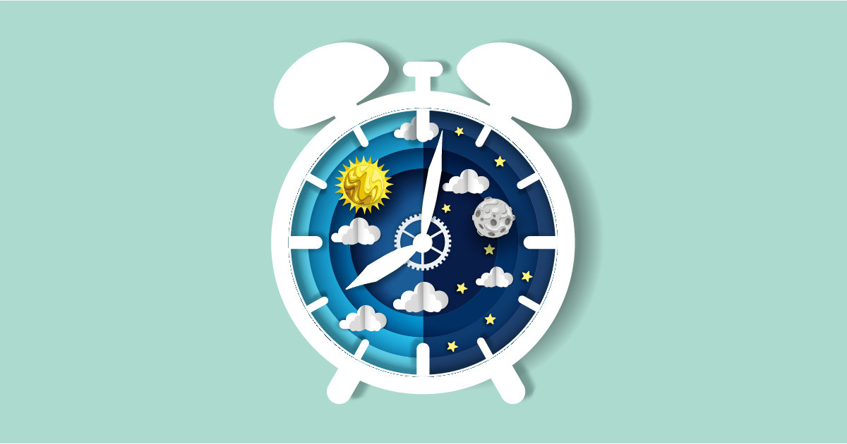 Graphic of a clock as the best supplements for better sleep also requires healthy sleep habits