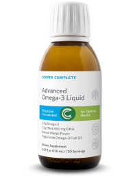 Bottle of Cooper Complete Advanced Omega-3 Liquid