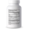 Supplement facts label on the back of the bottle for Cooper Complete Turmeric Curcumin Complex Supplement