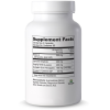 The supplement facts for Cooper Complete Quercetin Complex Dietary Supplement on the back of the bottle.