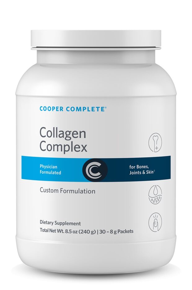 Bottle of Cooper Complete Collagen Complex Collagen Packets Supplement
