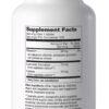 Supplement facts label on the back of the bottle for Cooper Complete Potassium Complex Supplement 99 mg
