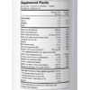 Supplements facts information on the back of a Cooper Complete Healthy Body Pack canister.